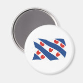 フリージアン国旗の磁石 マグネット (正面/裏面)