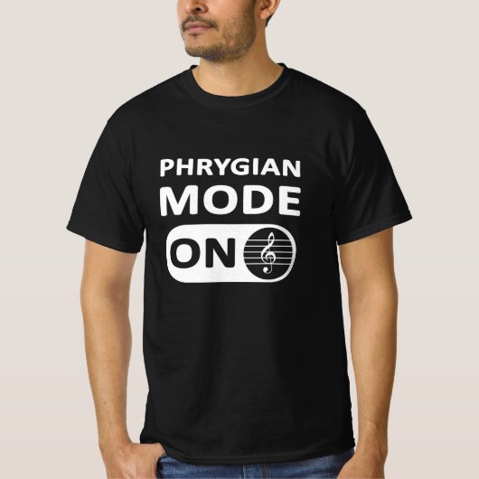 フリージアン音楽モードオン – メンズTシャツ Tシャツ (正面)