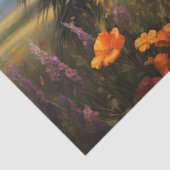 フリージアン馬ギャロピンワイルドフラワーデコップページ 薄葉紙 (詳細)