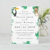 フリージマネーバード結婚式招待状 招待状 (スタンド正面)