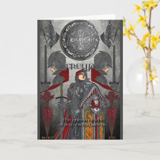 フリージャを表示 カード (黄色い花)