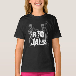 フリージャズスケルトンバンド Tシャツ
