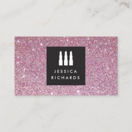 フリージャーメイクアップアーティストIIIのリップスティックTrioロゴ 名刺