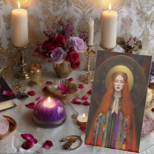 フリージャ女神のマジックラブと美しいポートレート 台座サイン