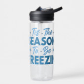 フリージンになる季節 – 冬のおもしろい ウォーターボトル (左面)