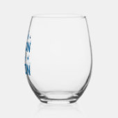 フリージンになる季節 – 冬のおもしろい ステムなしワイングラス (左)