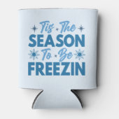 フリージンになる季節 – 冬のおもしろい 缶クーラー (正面)