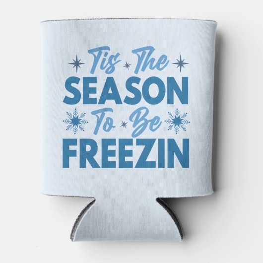 フリージンになる季節 – 冬のおもしろい 缶クーラー (正面)