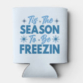 フリージンになる季節 – 冬のおもしろい 缶クーラー (裏面)