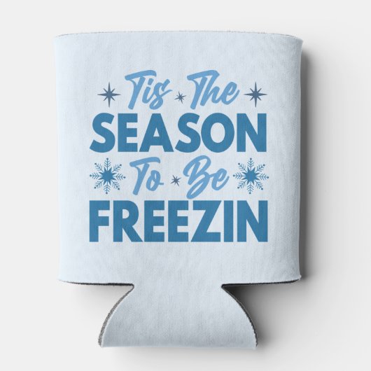 フリージンになる季節 – 冬のおもしろい 缶クーラー (裏面)