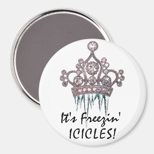 「フリージンの氷柱だ!」 ティアラ磁石 マグネット (正面/裏面)