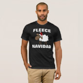 フリースおもしろいNAVIDADクリスマスTシャツ Tシャツ (正面フル)
