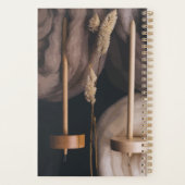 フリースおよびドロップスピンドル プランナー手帳 (裏面)