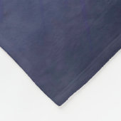 フリースのスモークブラックと紫のバースト フリースブランケット (角)