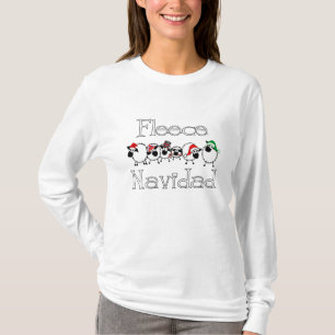 フリースのNavidadのおもしろいなワイシャツ Tシャツ