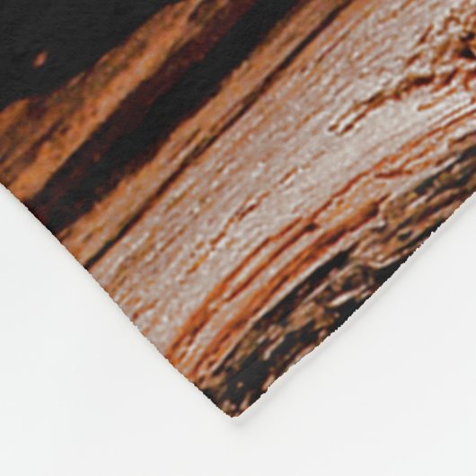 フリーススローパーソナライズされたカウボーイブーツバーンウッドR フリースブランケット (角)