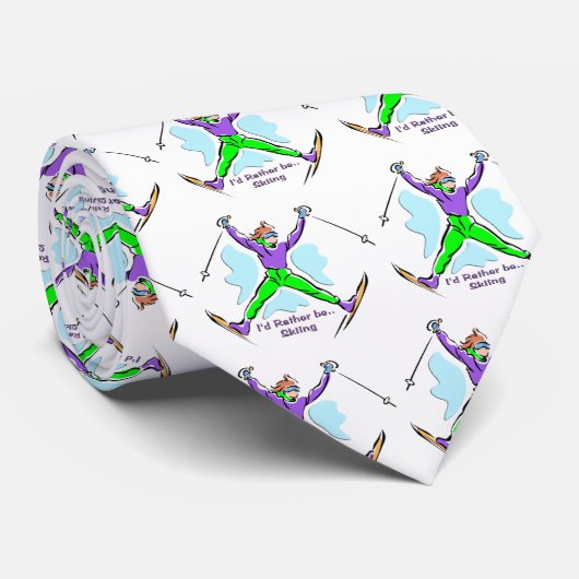 フリースタイルのスキーヤー ネクタイ (ロール)