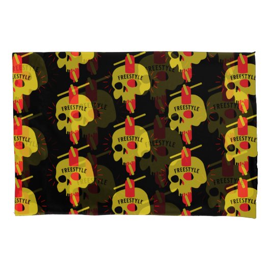 フリースタイルのスクーター 枕カバー (正面)