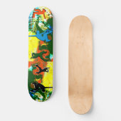 フリースタイルのブレイクダンスの落書きのヒップホップのスケートボード スケートボード (正面)