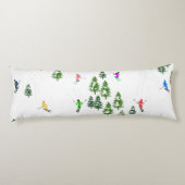 フリースタイルアルプススキーヤー スキーイラストパーティー ボディピロー (裏面)