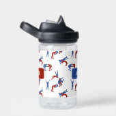 フリースタイルグレコローマレスリングパターン ウォーターボトル (右面)