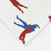 フリースタイルグレコローマレスリングパターン フリースブランケット (角)