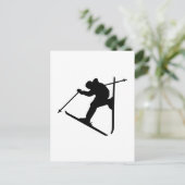 フリースタイルスキーのジャンプ ポストカード (スタンド正面)