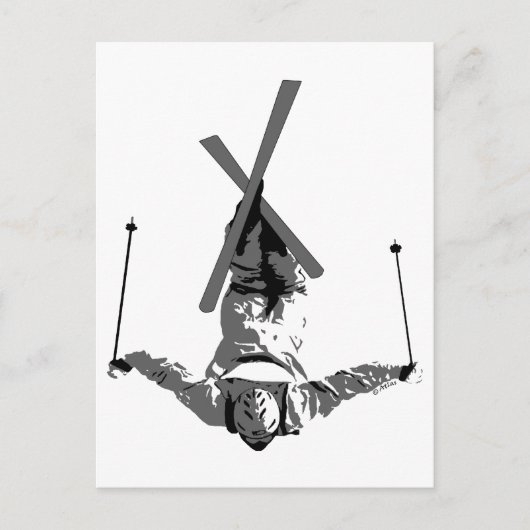 フリースタイルスキー ポストカード (正面)