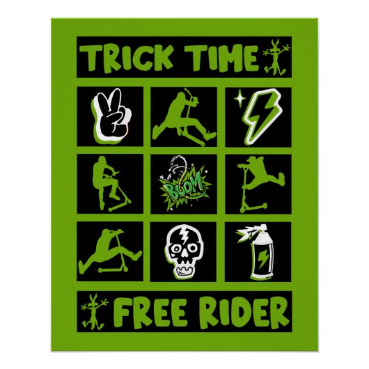 フリースタイルスクーター ポスター (正面)