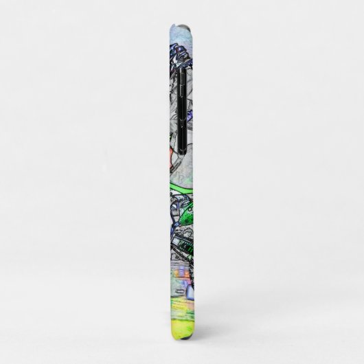 フリースタイルスタントマン – モトクロスライダー Case-Mate iPhoneケース (裏面/左)