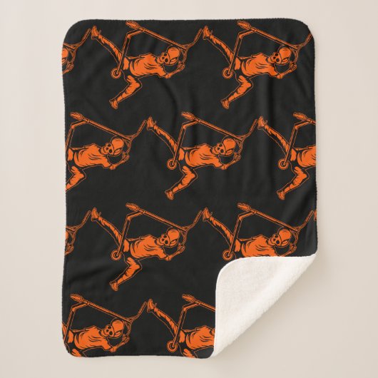 フリースタイルトリックスクーター シェルパブランケット (正面)