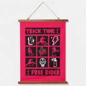 フリースタイルトリックスクーター 吊り下げ型タペストリー (正面)