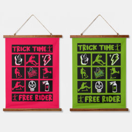 フリースタイルトリックスクーター 吊り下げ型タペストリー