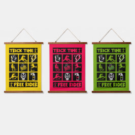 フリースタイルトリックスクーター 吊り下げ型タペストリー