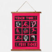 フリースタイルトリックスクーター 吊り下げ型タペストリー (正面2)