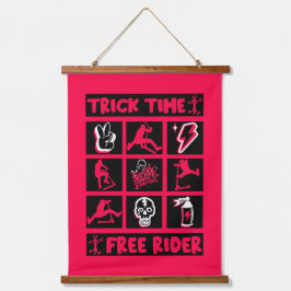フリースタイルトリックスクーター 吊り下げ型タペストリー