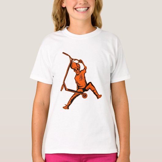 フリースタイルトリックスクーター Tシャツ (正面)
