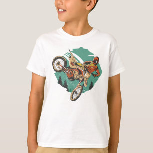 フリースタイルバイクスタントFMX Tシャツ