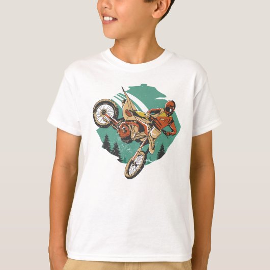 フリースタイルバイクスタントFMX Tシャツ (正面)