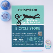 フリースタイルバイクモトクロスサイクリングストア広告 チラシ (シングル)