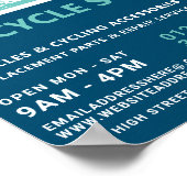 フリースタイルバイクモトクロスサイクリングストア広告 ポスター (角)