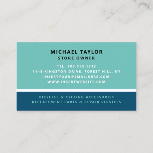 フリースタイルバイクモトクロスサイクリング店 名刺 (裏面)