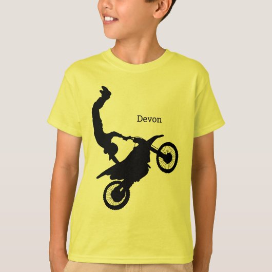 フリースタイルモトクロスの技 Tシャツ (正面)