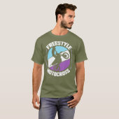 フリースタイルモトクロスレーシングダートバイク Tシャツ (正面フル)