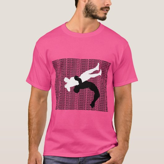 フリースタイルレスリングサプレックスmma tシャツ (正面)
