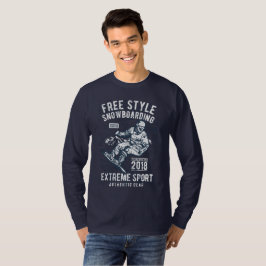 フリースタイル スノーボード 2018 エクストリーム スポーツ Tシャツ