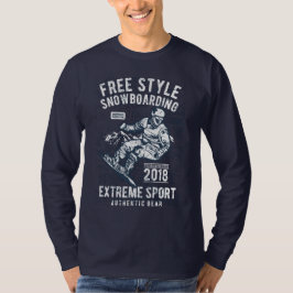 フリースタイル スノーボード 2018 エクストリーム スポーツ Tシャツ