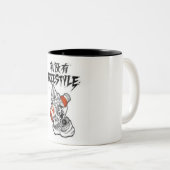 フリースタイル ツートーンマグカップ (正面右)