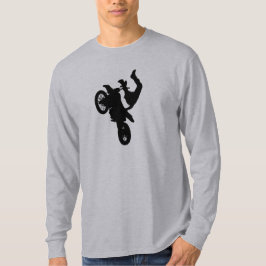 フリースタイル モーターサイクル ダートバイク ライダー Tシャツ