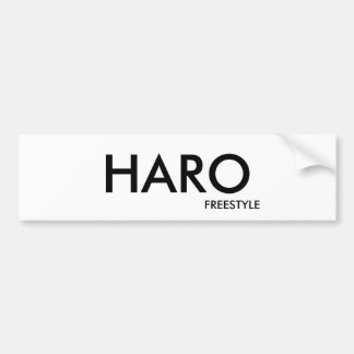 フリースタイル、HARO バンパーステッカー